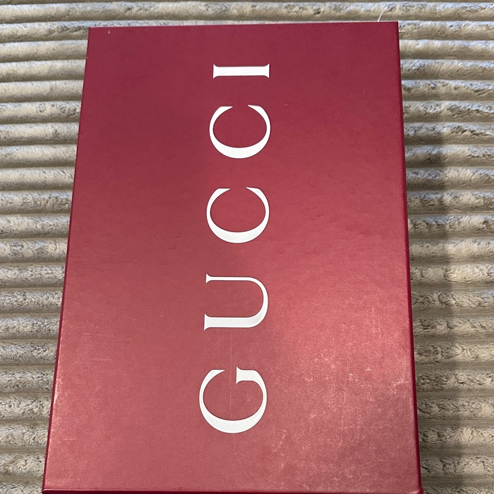 Gucci Tan and Brown Logo Slide Sandals - Picture 10 of 10